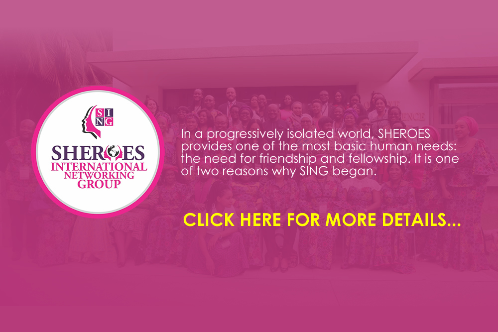 Invitation to join the SHEROES International Networking Group (S.I.N.G)