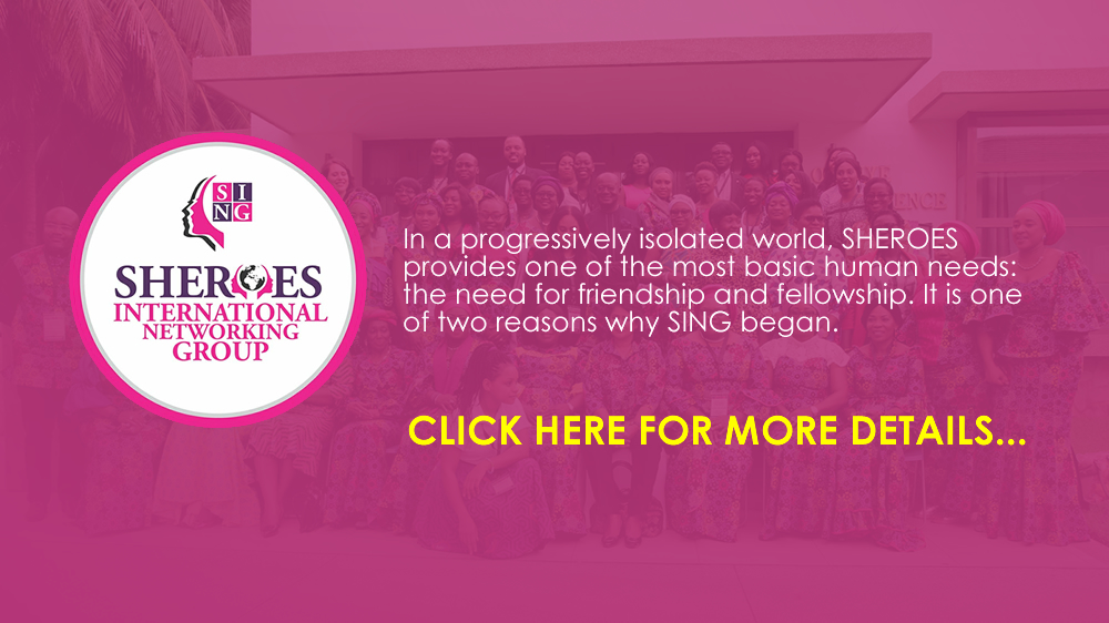 Invitation to join the SHEROES International Networking Group (S.I.N.G)